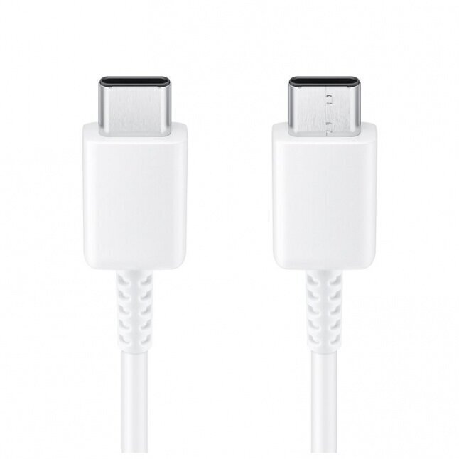 USB Type-C ja USB Type-C 5A kaabel EP-DN975BW (100 W) valge hind ja info | Mobiiltelefonide kaablid | kaup24.ee