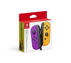 Juhtmevaba Nintendo Switch juhtpuldid Joy-Con - Neon Lila / Neon Orange hind ja info | Mängupuldid | kaup24.ee
