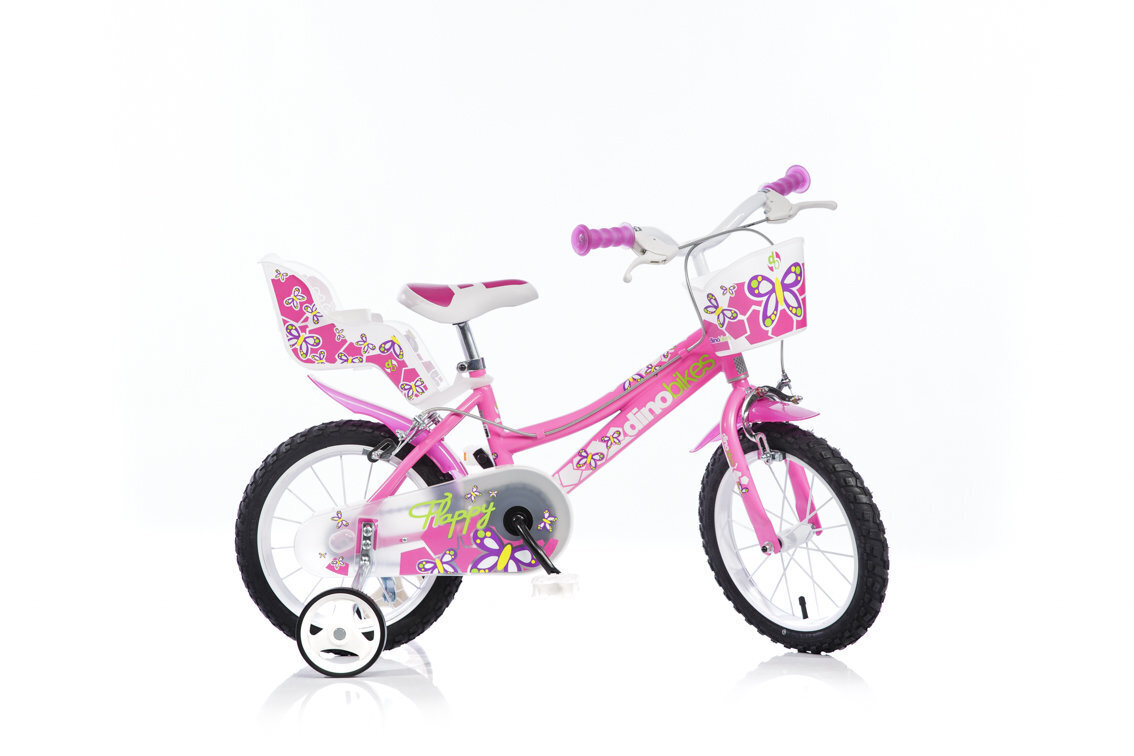 Tüdrukute jalgratas Dino Bikes 16" (166R-02) hind ja info | Jalgrattad | kaup24.ee