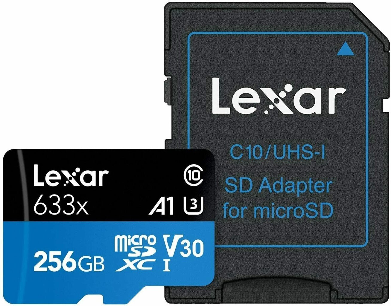 Lexar High-Performance 633x UHS-I micro SDXC, 256 GB, Class 10, U3, V30, A1, 45 MB цена и информация | Mobiiltelefonide mälukaardid | kaup24.ee