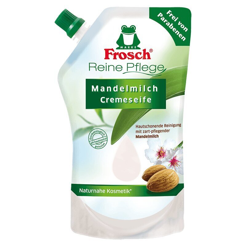 Vedelseebi täide mandliga Frosch 500 ml цена и информация | Seebid | kaup24.ee