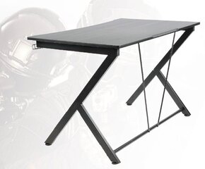 Игровой стол Deltaco Gaming GAM-055, черный цена и информация | Компьютерные, письменные столы | kaup24.ee