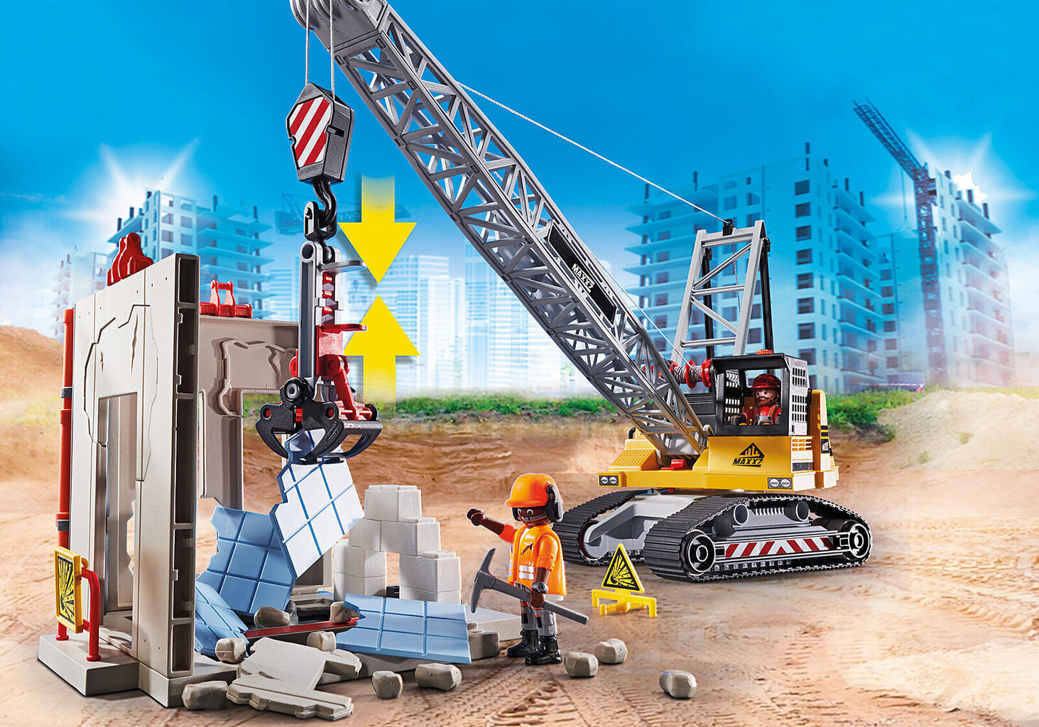 70442 PLAYMOBIL® City Action Ekskavaator aksessuaaridega hind ja info | Klotsid ja konstruktorid | kaup24.ee