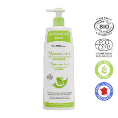 Vannivaht Bio 3 in1 Alphanova Bebe, 500ml hind ja info | Laste ja ema kosmeetika | kaup24.ee