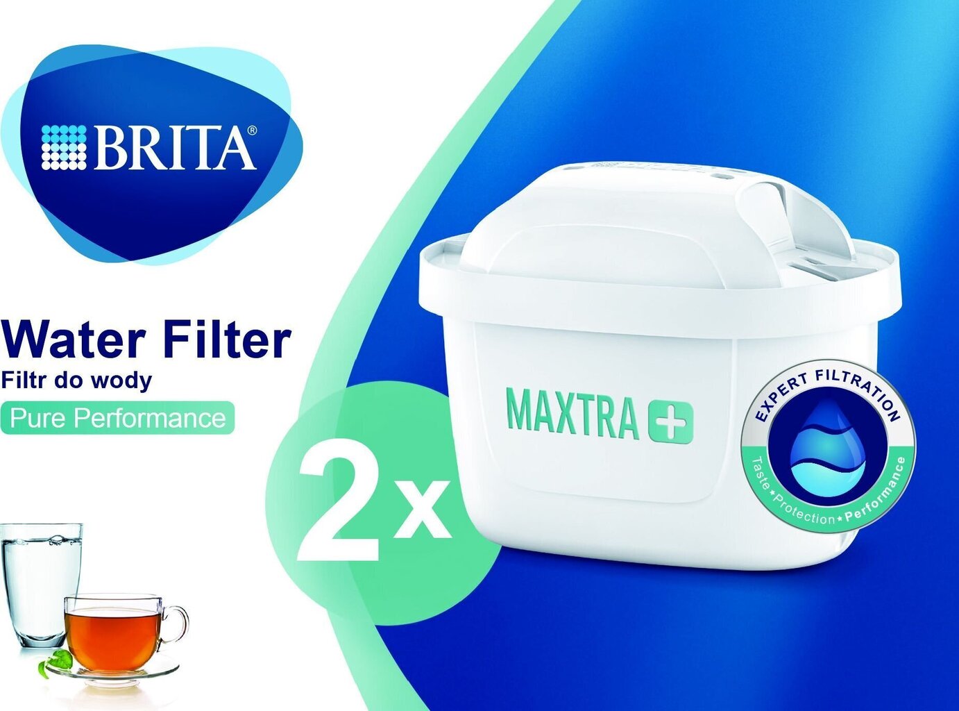 Brita Maxtra Pure, 2 tk hind ja info | Filterkannud ja filtrid | kaup24.ee