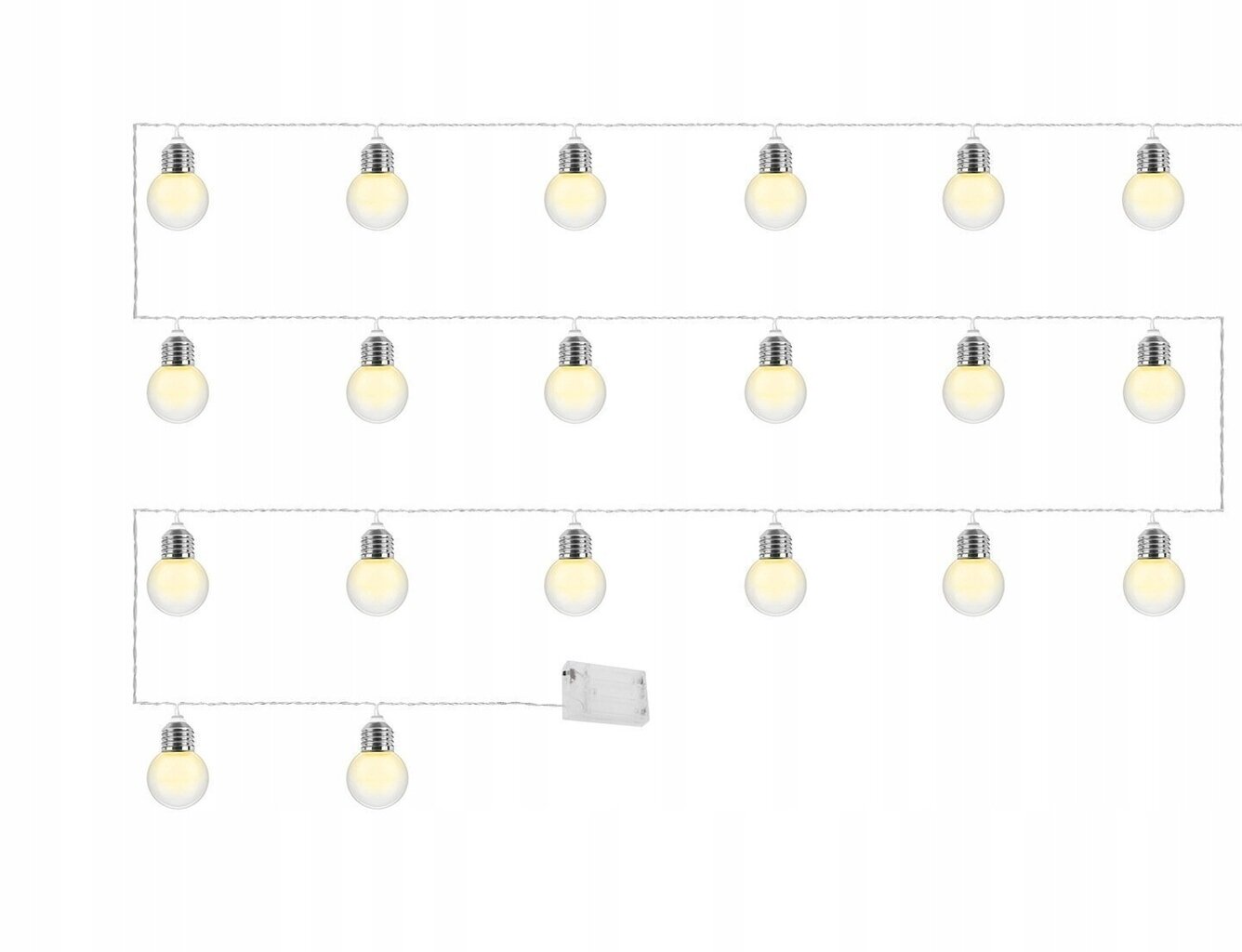 Valguskett Retro, 20 LED hind ja info | Jõulutuled | kaup24.ee