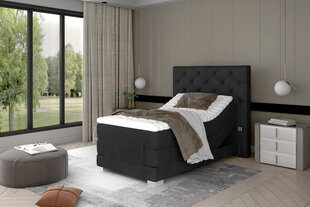 Электрическая кровать NORE Clover 16, 90x200, черная цена и информация | Кровати | kaup24.ee
