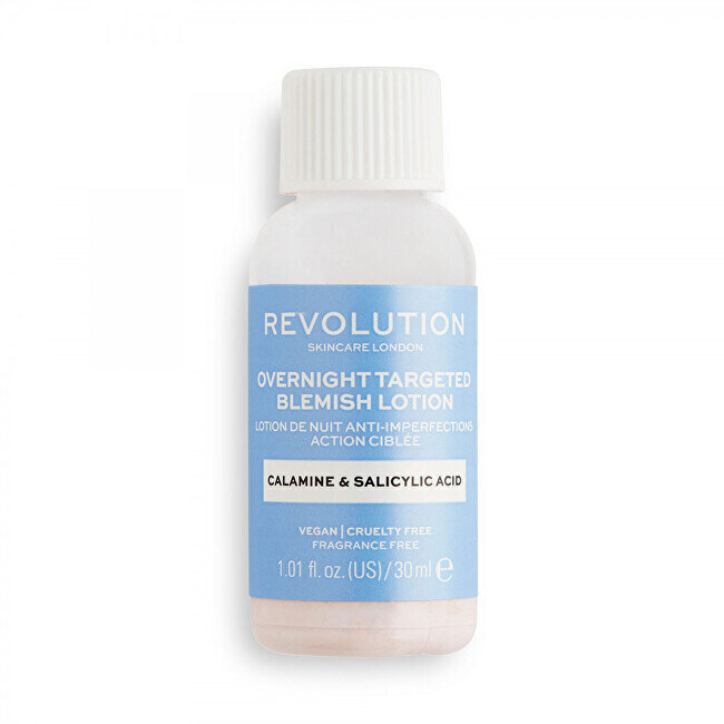 Näolosjoon Revolution Skincare Overnight Targeted, 30 ml цена и информация | Näopuhastusvahendid | kaup24.ee