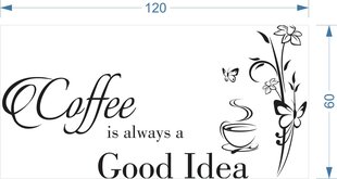 Seinakleebis - Coffee good idea hind ja info | Seinakleebised | kaup24.ee