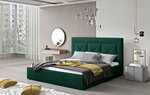 Кровать NORE Cloe 09, 200x200 см, зеленая