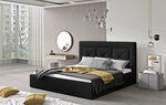 Кровать NORE Cloe 14, 200x200 см, черная