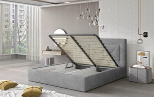 Кровать NORE Cloe 14, 180x200 см, черная цена и информация | Кровати | kaup24.ee