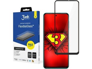 Защитное стекло 3MK FlexibleGlass Max for Xiaomi Redmi Note 9 Pro Black цена и информация | Защитные пленки для телефонов | kaup24.ee