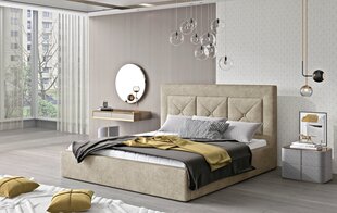 Кровать NORE Cloe 01, 160x200 см, песочного цвета цена и информация | Кровати | kaup24.ee