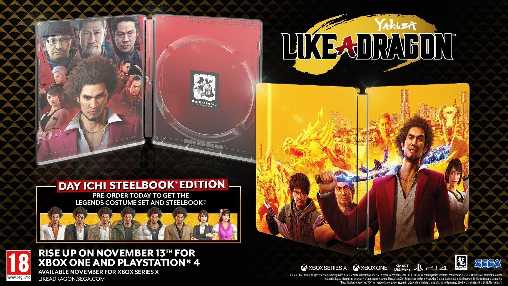 Yakuza: Like A Dragon Day Ichi Steelbook Edition PS4 цена и информация | Arvutimängud, konsoolimängud | kaup24.ee