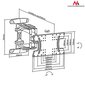 Maclean MC-804, 65" hind ja info | Monitori hoidjad | kaup24.ee