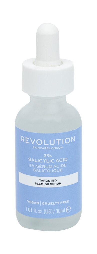 Näoseerum Revolution Skincare 2% Salicylic Acid, 30 ml цена и информация | Näoõlid, seerumid | kaup24.ee