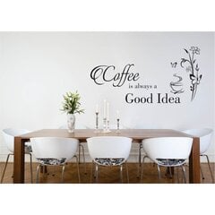 Seinakleebis - Coffee good idea цена и информация | Декоративные наклейки | kaup24.ee