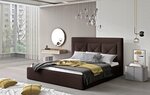 Кровать NORE Cloe 22, 180x200 см, темно-коричневая