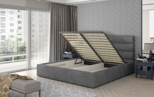 Кровать NORE Caramel 03, 200x200 см, красная цена и информация | Кровати | kaup24.ee