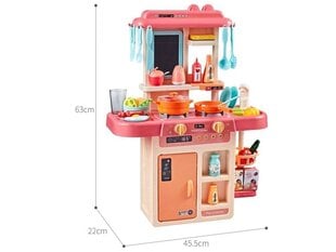 Детская кухня Modern Kitchen, розовая T20101 цена и информация | MUST Металлическая бутылочка с Ярким рисунком (без BPA) (500ml) для мальчиков от 3+ лет Серая с Машинкой | kaup24.ee
