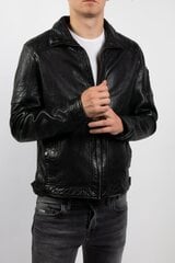 Nahkjakk Gipsy, must цена и информация | Мужские куртки | kaup24.ee