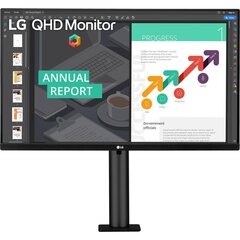 LG 27QN880-B, 27" цена и информация | Мониторы | kaup24.ee