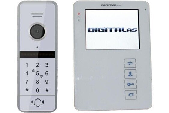 Video intercom komplekt VID-401M-w ja VID-D3Code hind ja info | Fonolukud | kaup24.ee