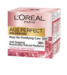 Päevakreem küpsele nahale L'oreal Paris Age Perfect Golden Age Rosy SPF 20 50 ml цена и информация | Кремы для лица | kaup24.ee