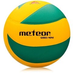 Võrkpalli pall Meteor CHILI kollane/roheline, suurus 4 hind ja info | Võrkpalli pallid | kaup24.ee