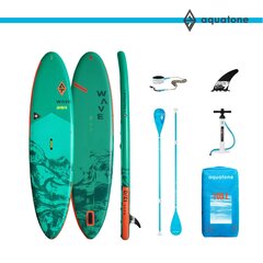 Täispuhutav aerulaua komplekt Aquatone Sup Wave Plus 12'0" цена и информация | SUP доски, водные лыжи, водные аттракционы | kaup24.ee