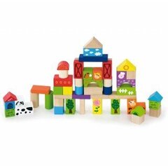 Деревянные блоки 50 шт. Viga цена и информация | Развивающие игрушки и игры | kaup24.ee
