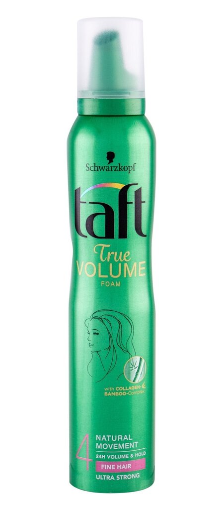 Tugeva fikseerimisega, kohevust andev juuksevaht Schwarzkopf Taft Volume Ultra Strong, 200 ml hind ja info | Viimistlusvahendid juustele | kaup24.ee