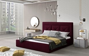 Кровать NORE Cloe 13, 140x200 см, фиолетовая цена и информация | Кровати | kaup24.ee