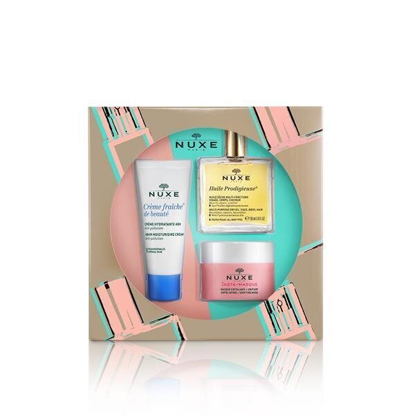 Kosmkeetikakomplekt Nuxe Discovery Box 2020, õli 50 ml + mask 50 ml + kreem 30 ml hind ja info | Näokreemid | kaup24.ee