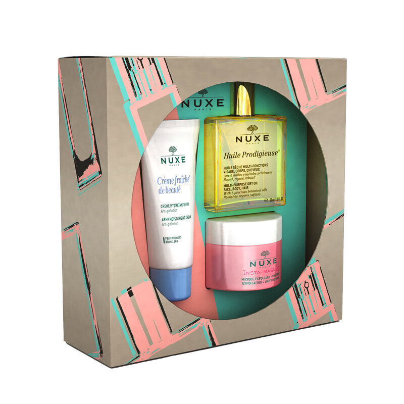 Kosmkeetikakomplekt Nuxe Discovery Box 2020, õli 50 ml + mask 50 ml + kreem 30 ml hind ja info | Näokreemid | kaup24.ee