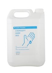 Käte desinfitseerimisvahend 5000 ml Chemisept Hand Des (geel), Chemi-Pharm цена и информация | Аптечки | kaup24.ee