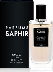 Parfüümvesi Saphir Acqua Uomon EDP meestele 50 ml hind ja info | Meeste parfüümid | kaup24.ee