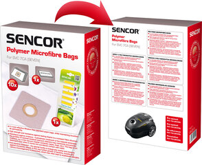 Sencor SVC7, 10 шт. цена и информация | Аксессуары для пылесосов | kaup24.ee