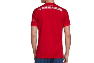 Meeste T-särk Adidas Bayern München Home 19/20 M DW7410, punane hind ja info | Meeste spordiriided | kaup24.ee