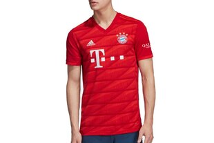 Meeste T-särk Adidas Bayern München Home 19/20 M DW7410, punane hind ja info | Meeste spordiriided | kaup24.ee