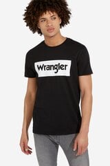 Meeste t-särk Wrangler, must hind ja info | Meeste T-särgid | kaup24.ee