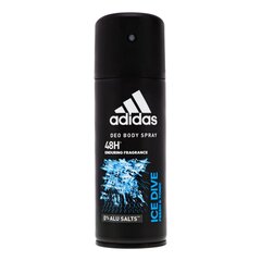 Spreideodorant Adidas Ice Dive meestele 150 ml цена и информация | Парфюмированная косметика для мужчин | kaup24.ee