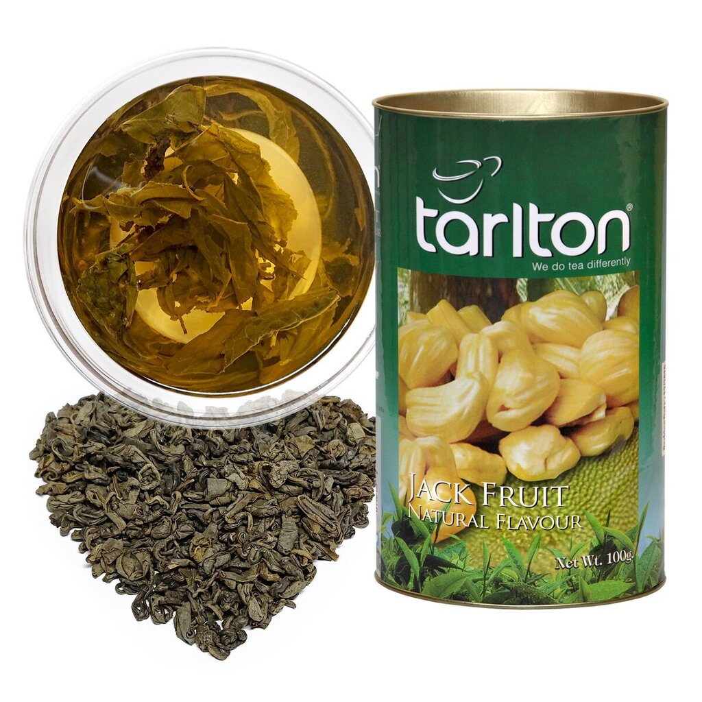 Jaka - Leivapuu Tseilon Roheline suureleheline tee, Jack Fruit Green tea, Tarlton, 100g цена и информация | Tee | kaup24.ee