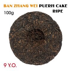 GF BAN ZHANG WEI Puerh Cake (Ripe, Shu) 9.Y.O., 2014 - Prestiižne Banzhang Pu erh tee pressitud kook, 100 g цена и информация | Чай | kaup24.ee