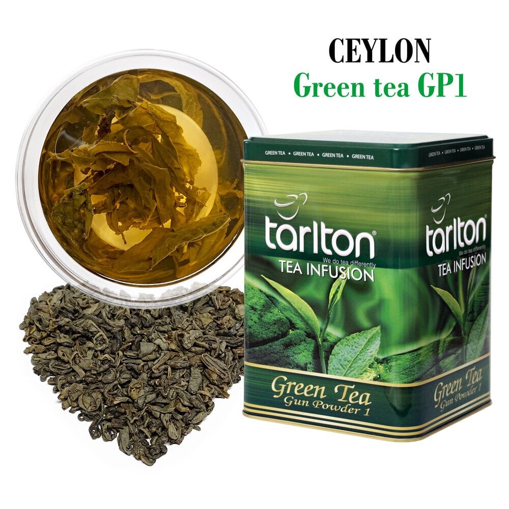 Tseilon Roheline suureleheline tee GP1, Pure Green tea GP1, Tarlton, 250g цена и информация | Tee | kaup24.ee