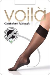 Гольфы с массирующей хлопковой подошвой Foot Massagio Voila, Nero цена и информация | Женские носки | kaup24.ee