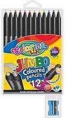Цветные карандаши Colorino, 12 цветы цена и информация | Patio Товары для детей и младенцев | kaup24.ee