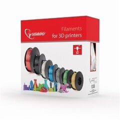 Gembird 3D materjal PLA-plus, must, 1,75 mm, 1 kg цена и информация | Смарттехника и аксессуары | kaup24.ee