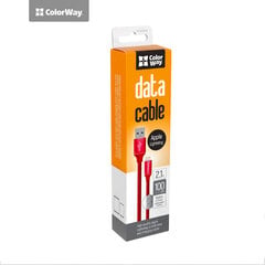 ColorWay CW-CBUL004-RD цена и информация | Кабели для телефонов | kaup24.ee
